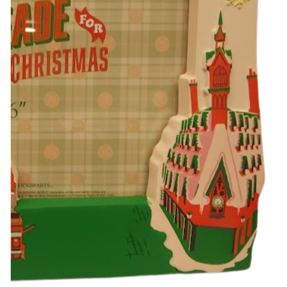 Rare Wizarding World Harry Potter Hogsmeade Christmas Photo Picture Frame New - Picture 3 of 7